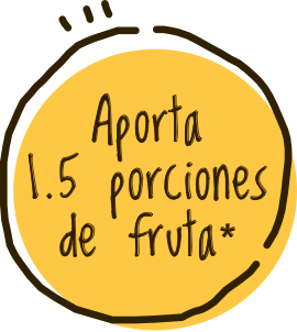 TASU Chips Mango aporta 1.5 porciones de fruta*